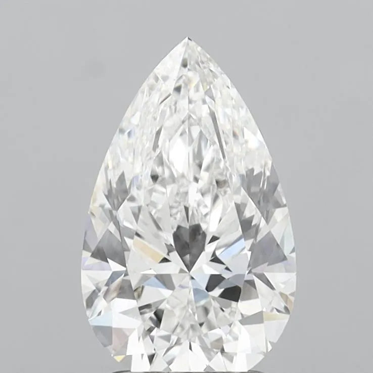 2.01ct Pear Lab Grown Diamond (Colour E, Clarity VVS2, IGI Certified)