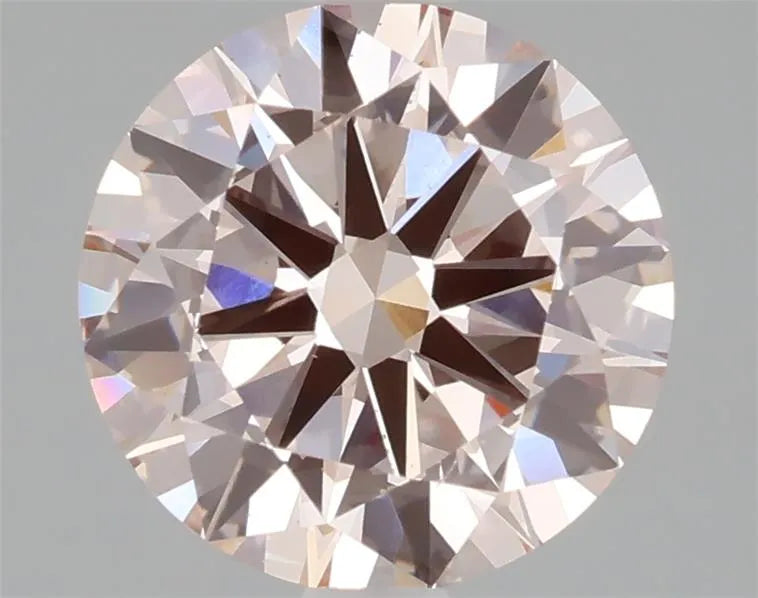 2.01ct Round Lab Grown Diamond (Colour Fancy Pink, Clarity VS1, Cut EX, IGI Certified)