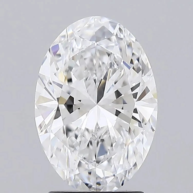 2.02ct Oval Lab Grown Diamond (Colour D, Clarity IF, IGI Certified)