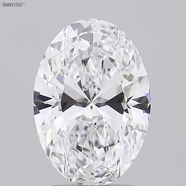 2.02ct Oval Lab Grown Diamond (Colour D, Clarity VVS1, IGI Certified)