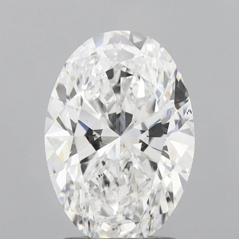2.02ct Oval Lab Grown Diamond (Colour E, Clarity SI1, IGI Certified)