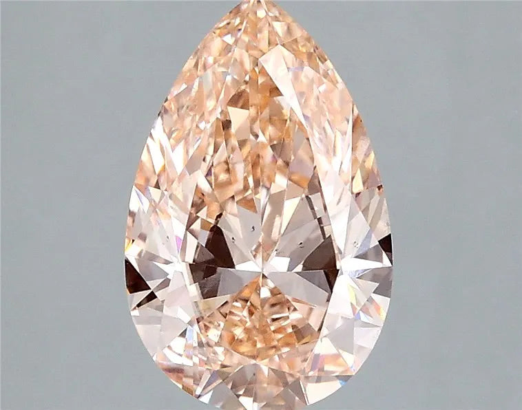 2.02ct Pear Lab Grown Diamond (Colour Fancy Intense Pink, Clarity VS2, IGI Certified)