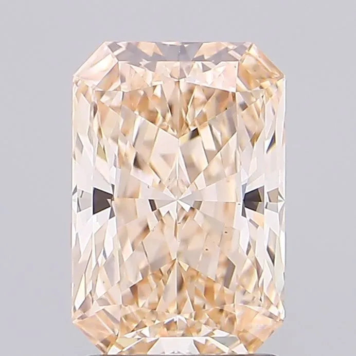 2.02ct Radiant Lab Grown Diamond (Colour Fancy Intense Pink Brown, Clarity VS1, IGI Certified)
