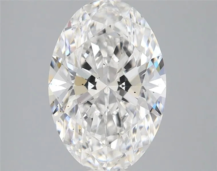 2.03ct Oval Lab Grown Diamond (Colour D, Clarity SI1, IGI Certified)