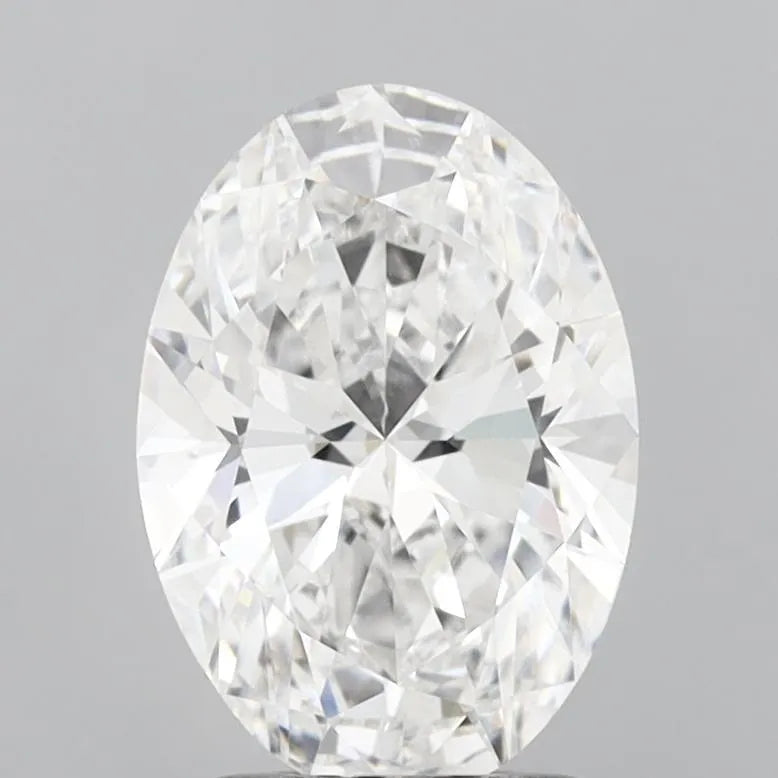 2.03ct Oval Lab Grown Diamond (Colour D, Clarity VVS1, IGI Certified)