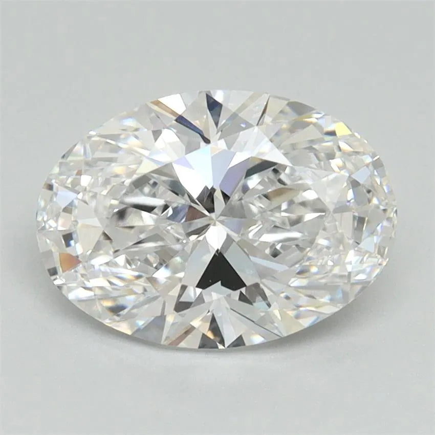 2.03ct Oval Lab Grown Diamond (Colour D, Clarity VVS1, IGI Certified)
