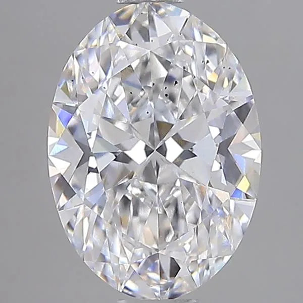 2.03ct Oval Lab Grown Diamond (Colour E, Clarity SI1, IGI Certified)
