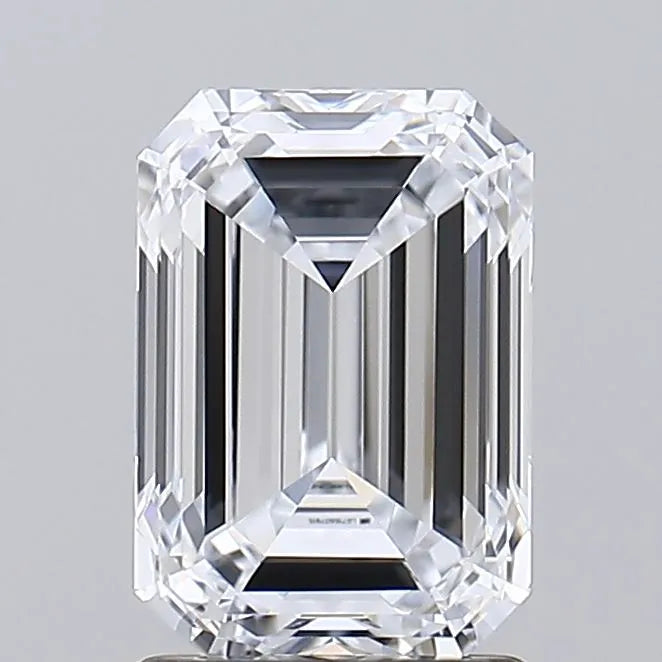 2.04ct Emerald Lab Grown Diamond (Colour E, Clarity IF, IGI Certified)