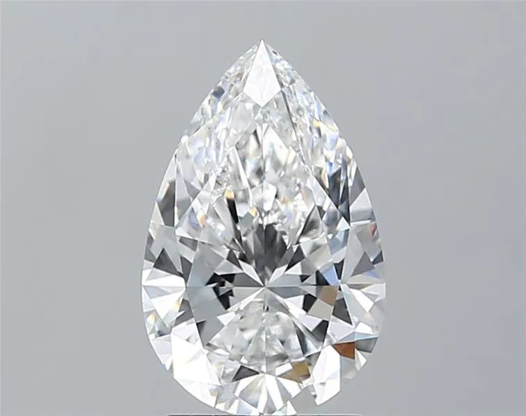 2.04ct Pear Lab Grown Diamond (Colour E, Clarity VVS2, IGI Certified)