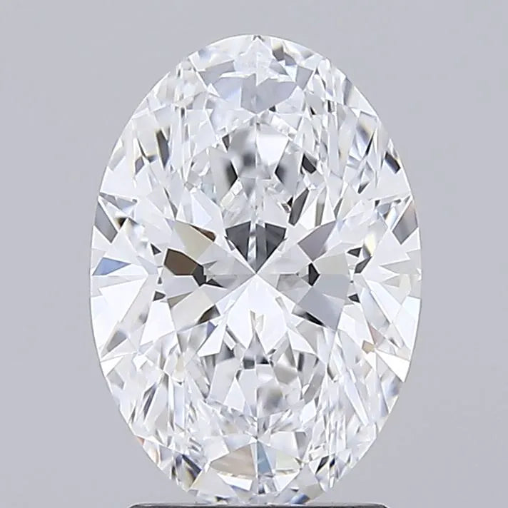 2.05ct Oval Lab Grown Diamond (Colour D, Clarity IF, IGI Certified)