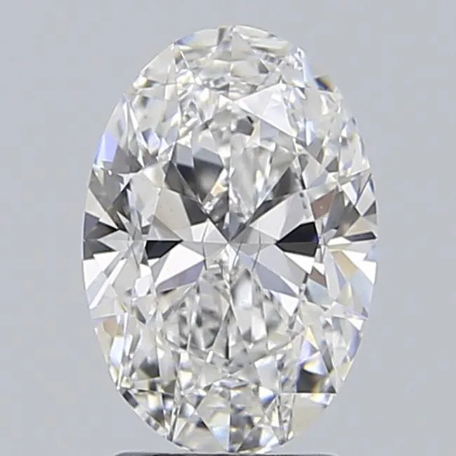 2.05ct Oval Lab Grown Diamond (Colour D, Clarity SI1, IGI Certified)