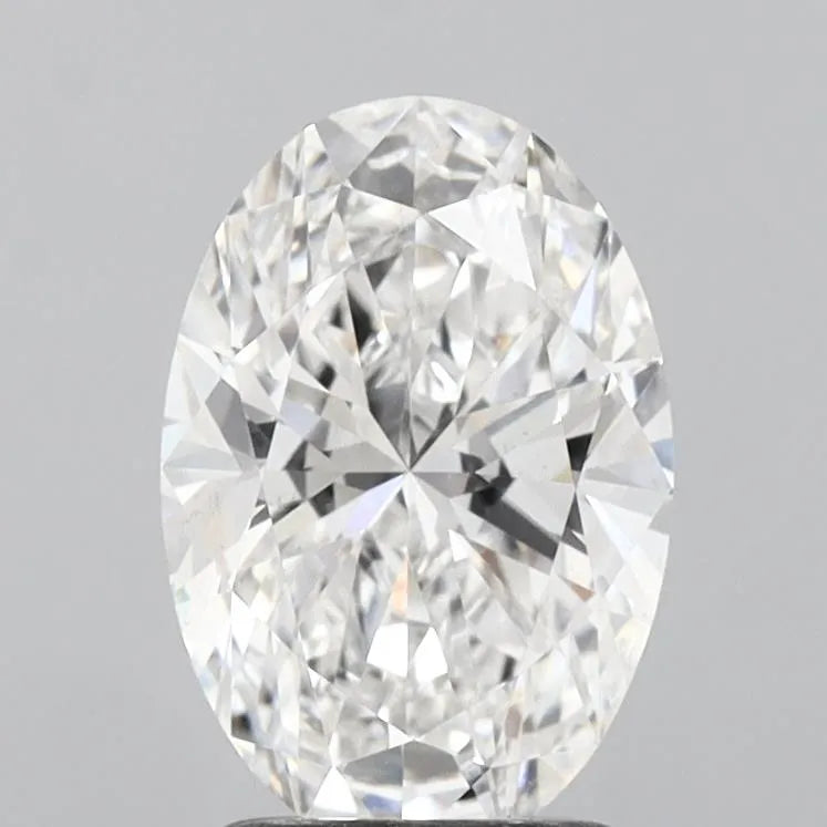 2.05ct Oval Lab Grown Diamond (Colour E, Clarity VS2, IGI Certified)