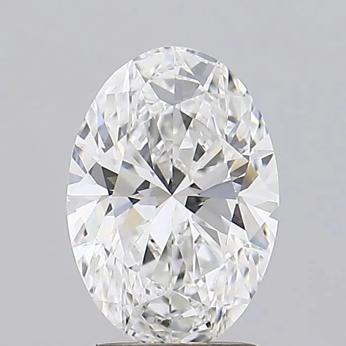 2.05ct Oval Lab Grown Diamond (Colour E, Clarity VVS2, IGI Certified)