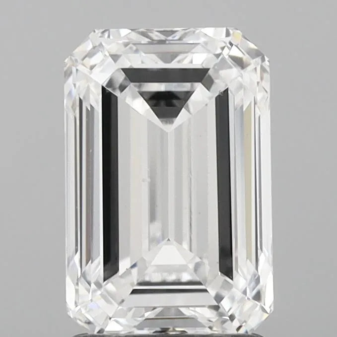 2.06ct Emerald Lab Grown Diamond (Colour D, Clarity VS2, IGI Certified)