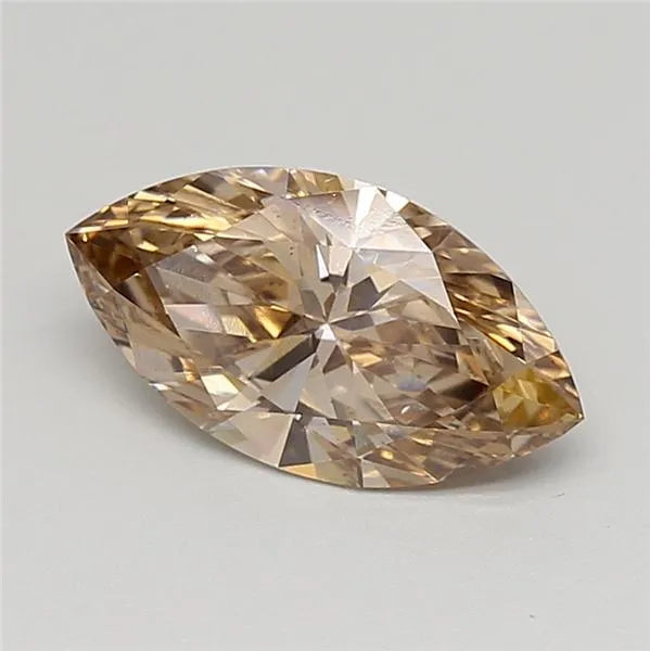 2.06ct Marquise Lab Grown Diamond (Colour Fancy Brown, Clarity VS2, IGI Certified)