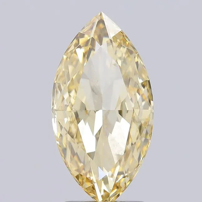 2.06ct Marquise Lab Grown Diamond (Colour Fancy Yellow, Clarity VS2, IGI Certified)