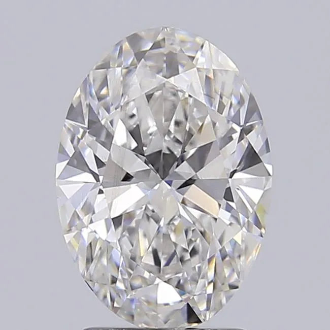 2.06ct Oval Lab Grown Diamond (Colour E, Clarity SI1, IGI Certified)