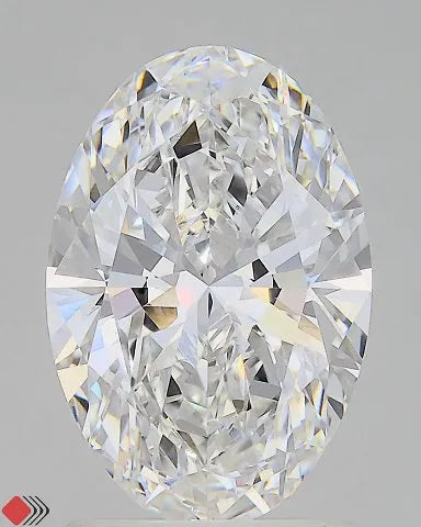 2.06ct Oval Lab Grown Diamond (Colour E, Clarity VVS2, IGI Certified)
