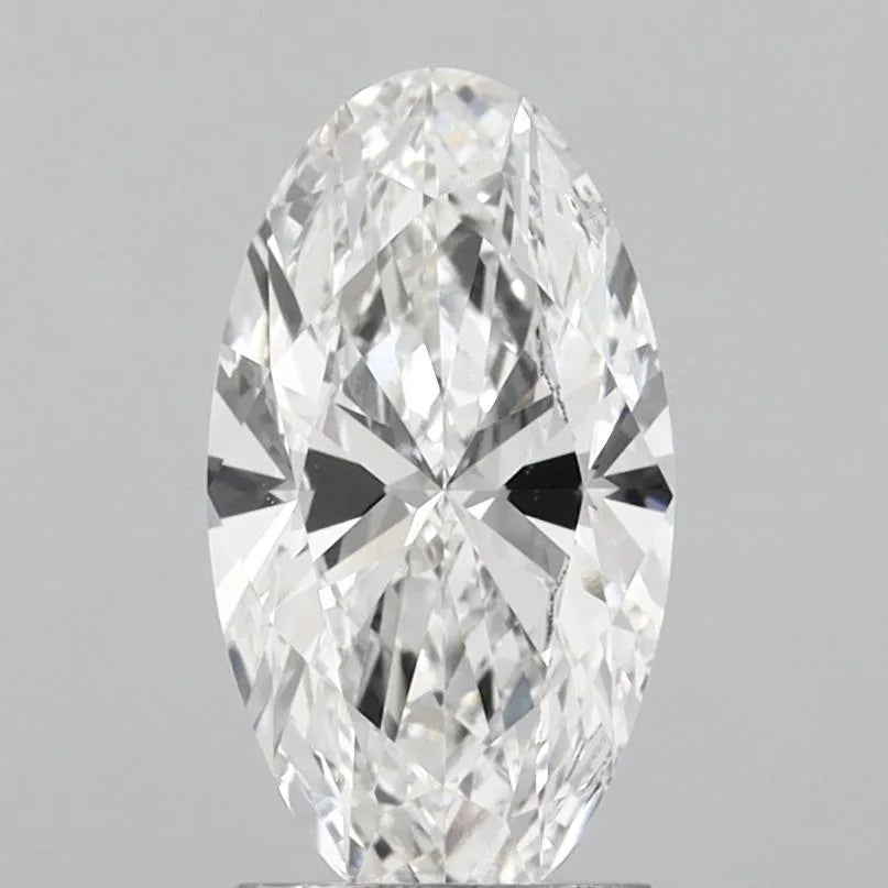 2.07ct Oval Lab Grown Diamond (Colour F, Clarity VVS2, IGI Certified)
