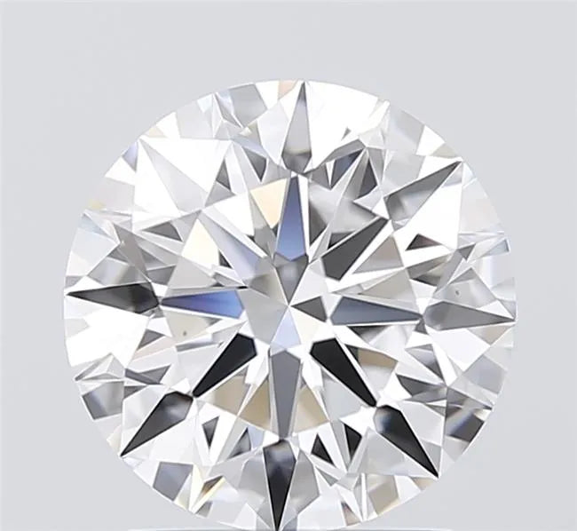 2.07ct Round Lab Grown Diamond (Colour D, Clarity VVS1, Cut ID, IGI Certified)