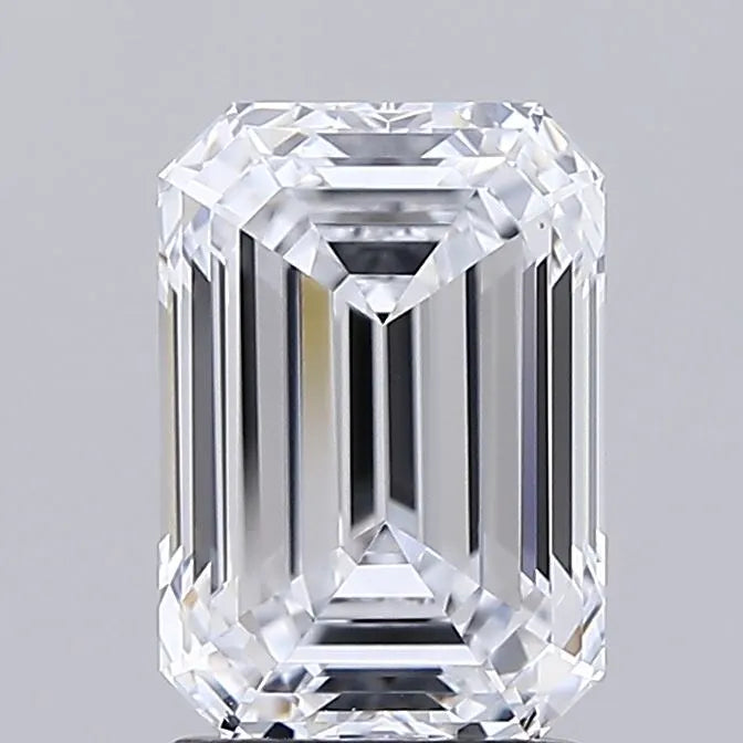 2.08ct Emerald Lab Grown Diamond (Colour D, Clarity IF, IGI Certified)