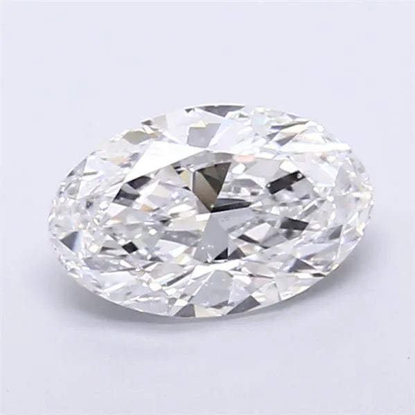 2.08ct Oval Lab Grown Diamond (Colour F, Clarity SI1, IGI Certified)