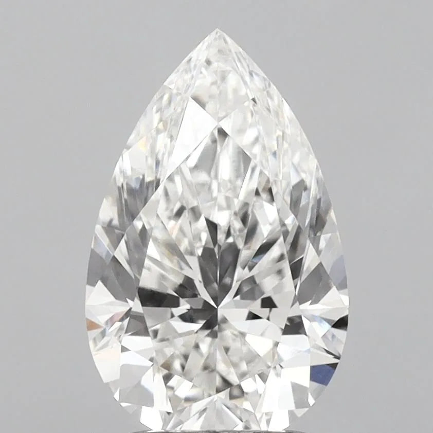 2.08ct Pear Lab Grown Diamond (Colour F, Clarity VVS2, IGI Certified)