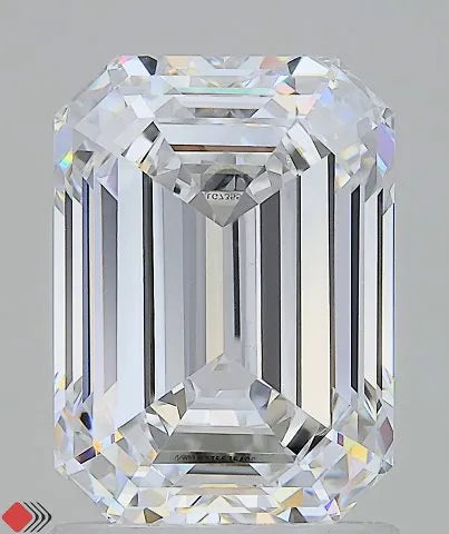 2.09ct Emerald Lab Grown Diamond (Colour D, Clarity IF, IGI Certified)