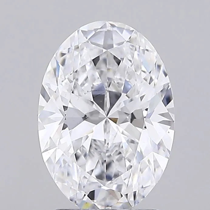 2.09ct Oval Lab Grown Diamond (Colour D, Clarity VS2, IGI Certified)