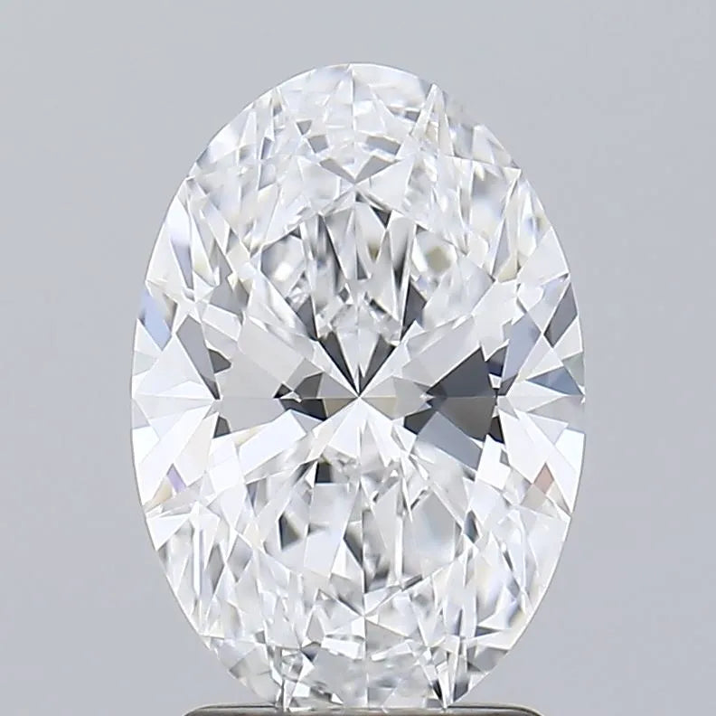 2.09ct Oval Lab Grown Diamond (Colour D, Clarity VVS1, IGI Certified)