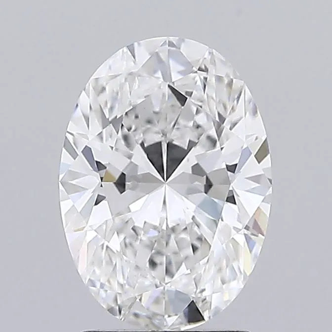 2.09ct Oval Lab Grown Diamond (Colour E, Clarity VVS2, IGI Certified)