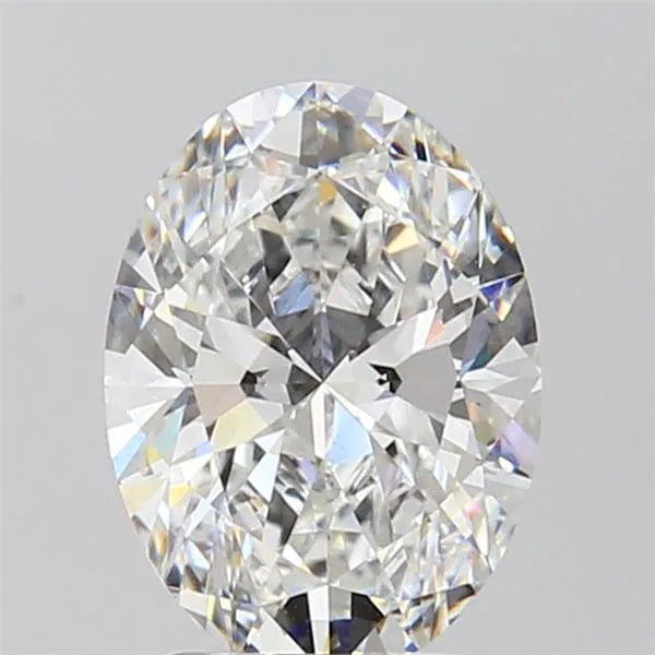 2.09ct Oval Lab Grown Diamond (Colour E, Clarity VVS2, IGI Certified)