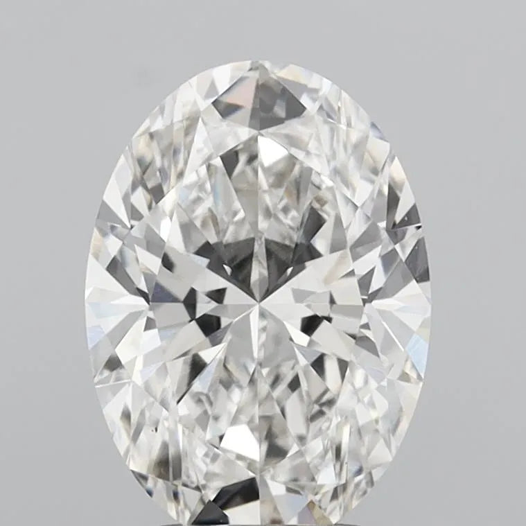 2.09ct Oval Lab Grown Diamond (Colour G, Clarity VVS2, IGI Certified)