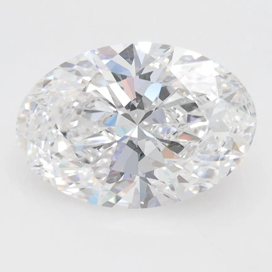 2.10ct Oval Lab Grown Diamond (Colour D, Clarity IF, GIA Certified)
