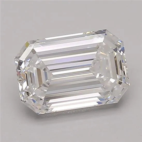 2.14ct Emerald Lab Grown Diamond (Colour D, Clarity IF, GIA Certified)