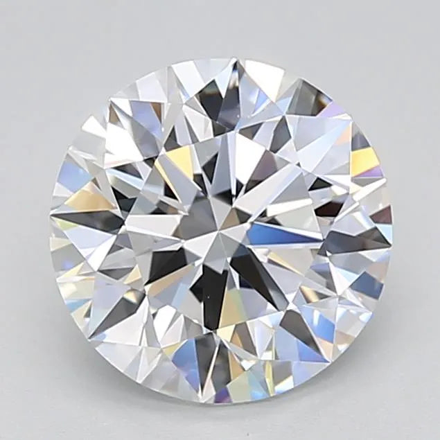 2.14ct Round Lab Grown Diamond (Colour D, Clarity VVS1, Cut ID, IGI Certified)