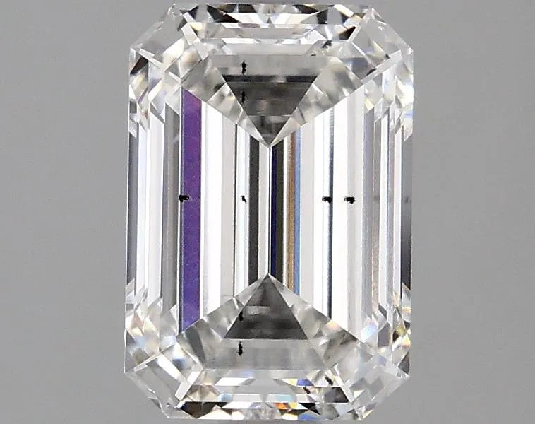 2.16ct Emerald Lab Grown Diamond (Colour E, Clarity SI1, IGI Certified)