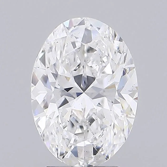 2.16ct Oval Lab Grown Diamond (Colour E, Clarity SI1, IGI Certified)