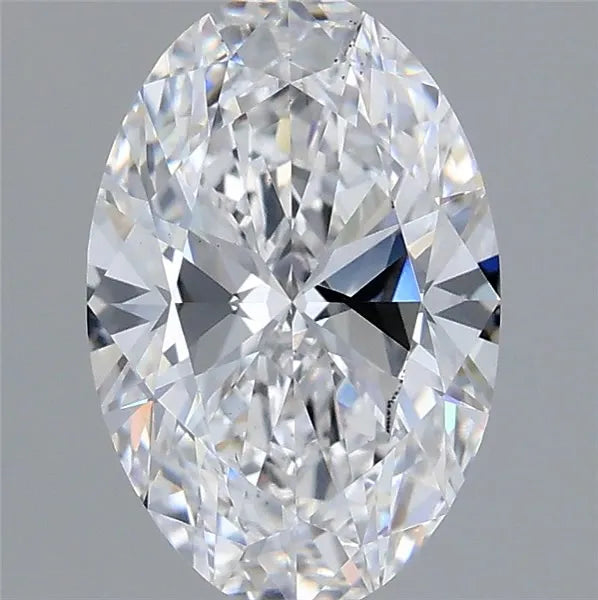 2.21ct Oval Lab Grown Diamond (Colour D, Clarity VS2, IGI Certified)