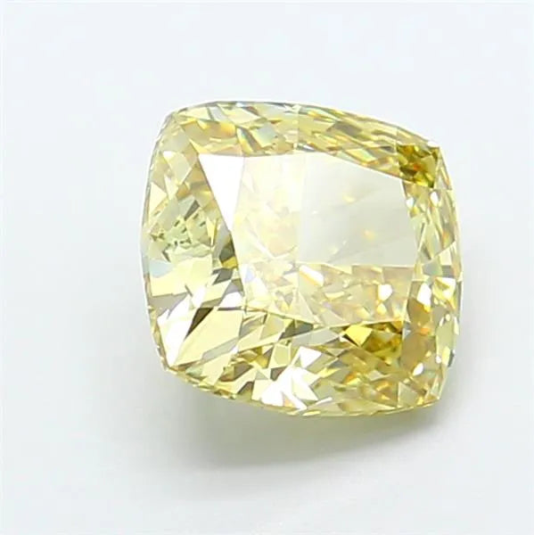 2.22ct Cushion modified Lab Grown Diamond (Colour Fancy Yellow, Clarity VS1, IGI Certified)
