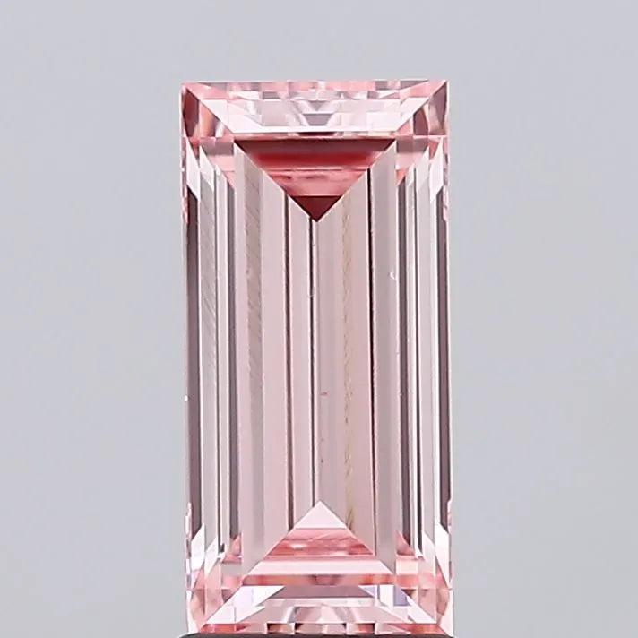 2.28ct Baguette Lab Grown Diamond (Colour Fancy Intense Pink, Clarity VS2, IGI Certified)
