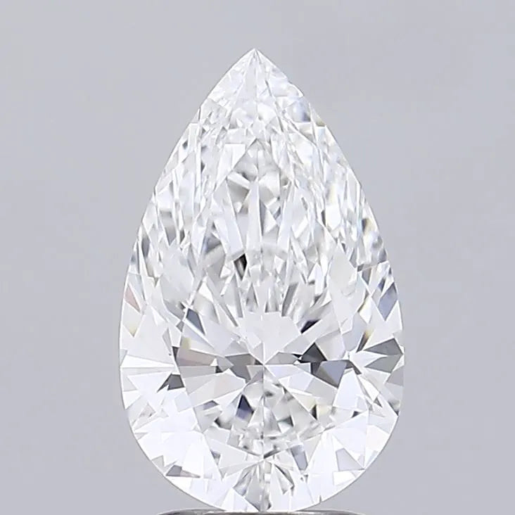2.37ct Pear Lab Grown Diamond (Colour E, Clarity VVS1, IGI Certified)