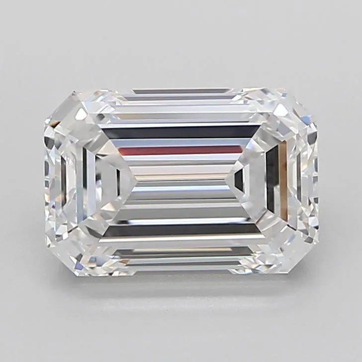 2.41ct Emerald Lab Grown Diamond (Colour D, Clarity IF, Cut EX, IGI Certified)