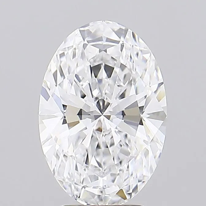 2.44ct Oval Lab Grown Diamond (Colour D, Clarity IF, IGI Certified)
