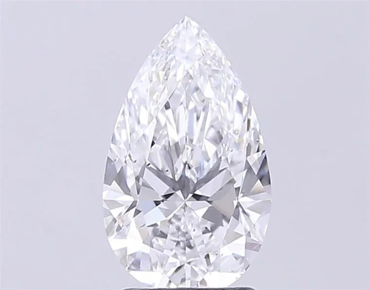 2.44ct Pear Lab Grown Diamond (Colour E, Clarity VVS2, IGI Certified)