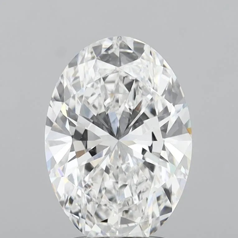 2.50ct Oval Lab Grown Diamond (Colour E, Clarity VVS2, IGI Certified)