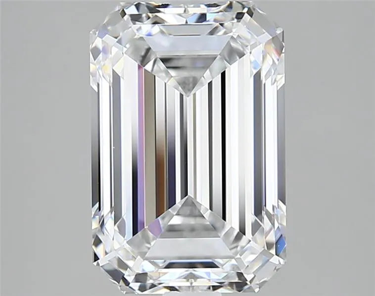2.51ct Emerald Lab Grown Diamond (Colour D, Clarity VVS1, IGI Certified)
