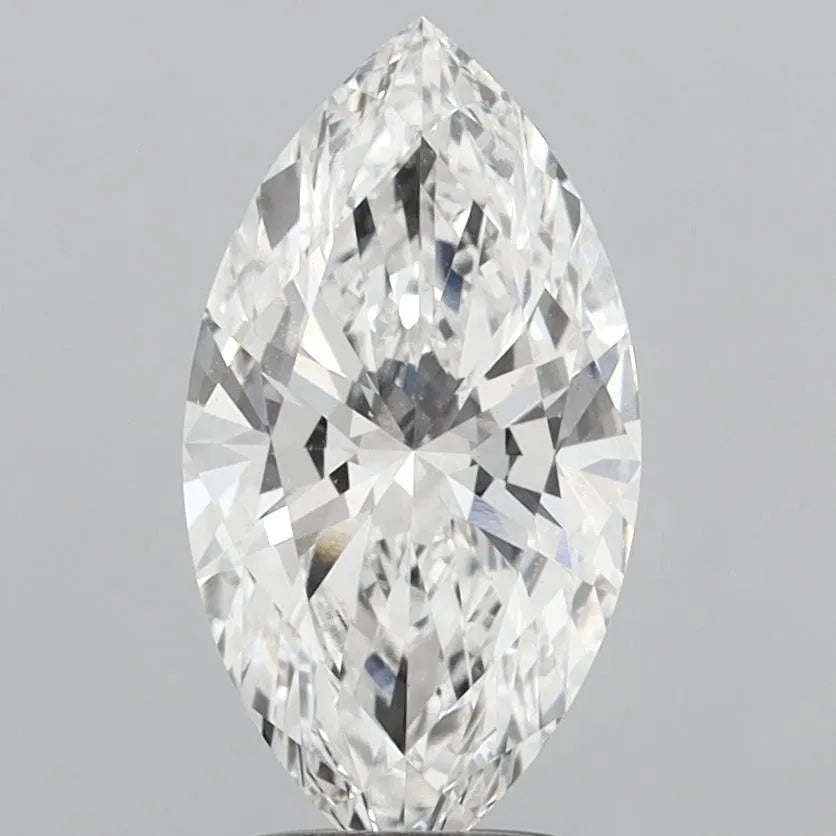2.51ct Marquise Lab Grown Diamond (Colour E, Clarity VVS2, IGI Certified)