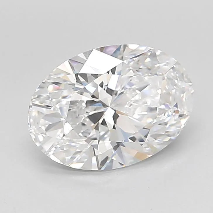 2.51ct Oval Lab Grown Diamond (Colour D, Clarity IF, Cut EX, IGI Certified)