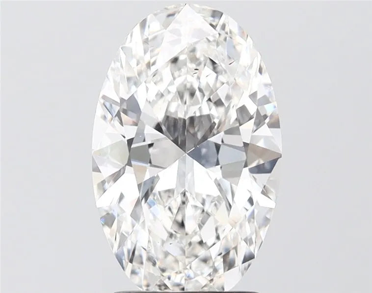 2.51ct Oval Lab Grown Diamond (Colour E, Clarity VS2, IGI Certified)